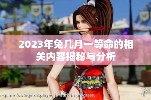 2023年兔几月一等命的相关内容揭秘与分析