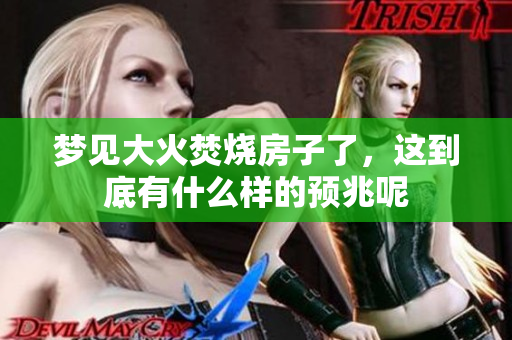 梦见大火焚烧房子了，这到底有什么样的预兆呢