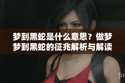 梦到黑蛇是什么意思？做梦梦到黑蛇的征兆解析与解读