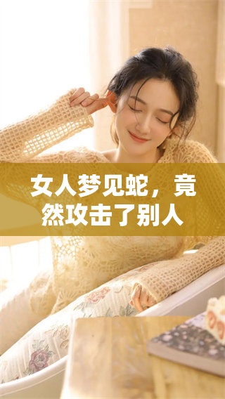 女人梦见蛇，竟然攻击了别人，这是什么意思呢
