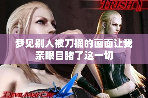 梦见别人被刀捅的画面让我亲眼目睹了这一切