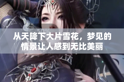 从天降下大片雪花，梦见的情景让人感到无比美丽