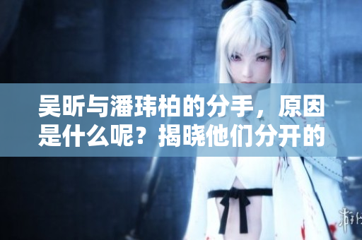 吴昕与潘玮柏的分手，原因是什么呢？揭晓他们分开的真正原因。
