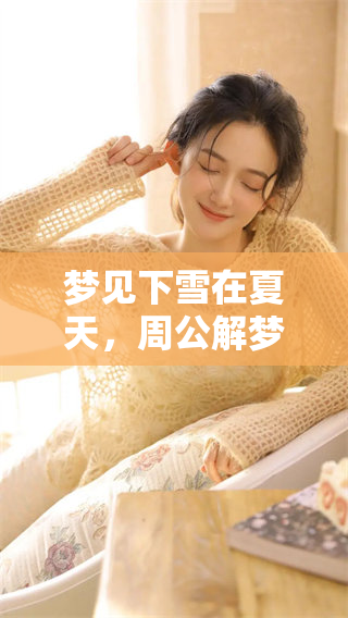 梦见下雪在夏天，周公解梦告诉你这是什么征兆呢