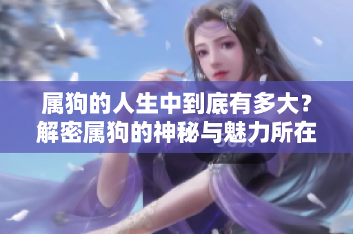 属狗的人生中到底有多大？解密属狗的神秘与魅力所在