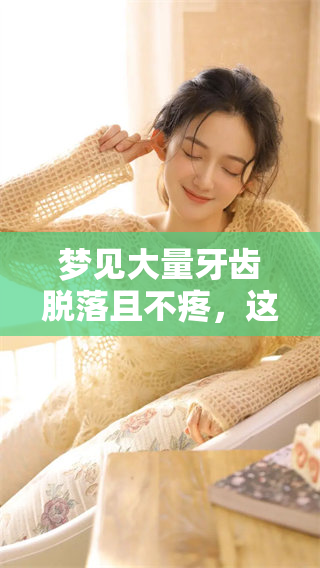 梦见大量牙齿脱落且不疼，这到底意味着什么呢