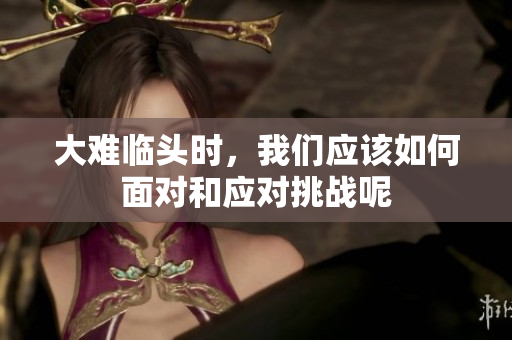 大难临头时，我们应该如何面对和应对挑战呢