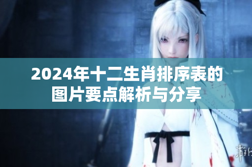 2024年十二生肖排序表的图片要点解析与分享