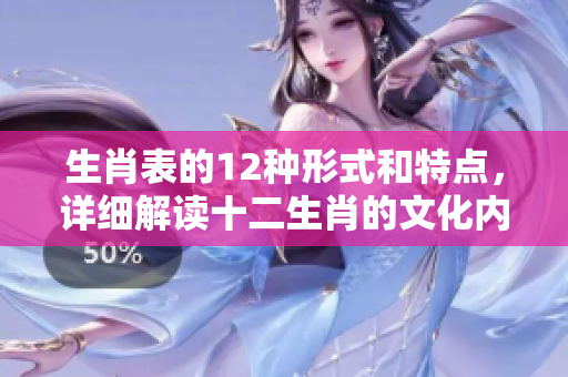 生肖表的12种形式和特点，详细解读十二生肖的文化内涵