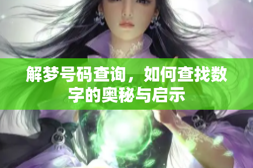 解梦号码查询，如何查找数字的奥秘与启示