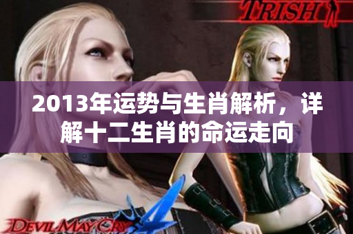 2013年运势与生肖解析，详解十二生肖的命运走向