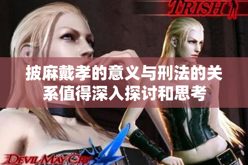 披麻戴孝的意义与刑法的关系值得深入探讨和思考