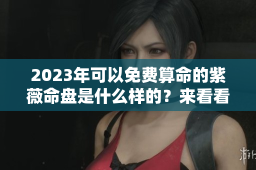 2023年可以免费算命的紫薇命盘是什么样的？来看看吧！