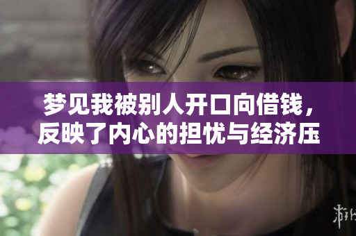 梦见我被别人开口向借钱，反映了内心的担忧与经济压力