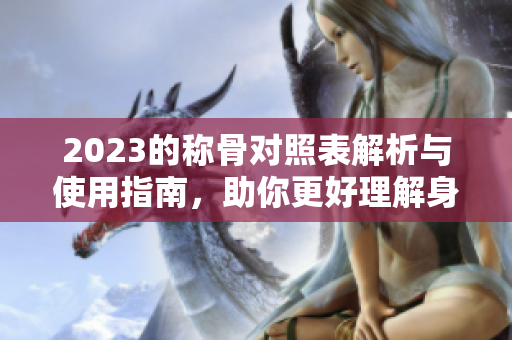 2023的称骨对照表解析与使用指南，助你更好理解身体秘密